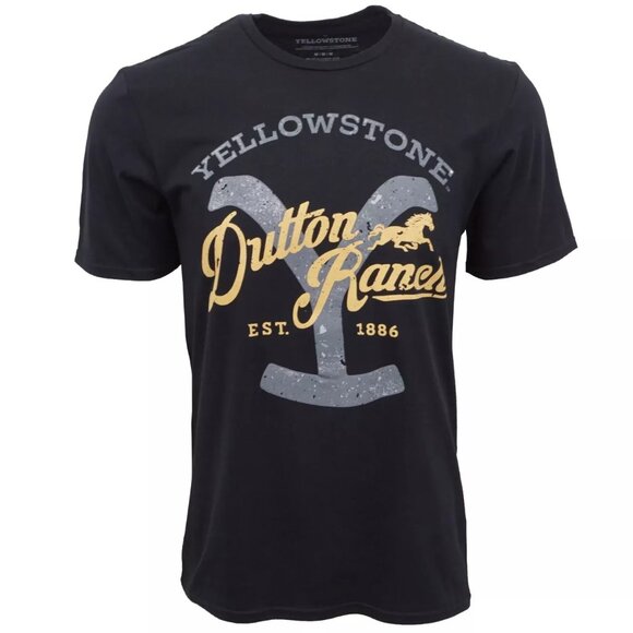 Mens Official YELLOWSTONE Dutton Ranch 1866 T-shirt Size Small TV Show NWT - Picture 1 of 1